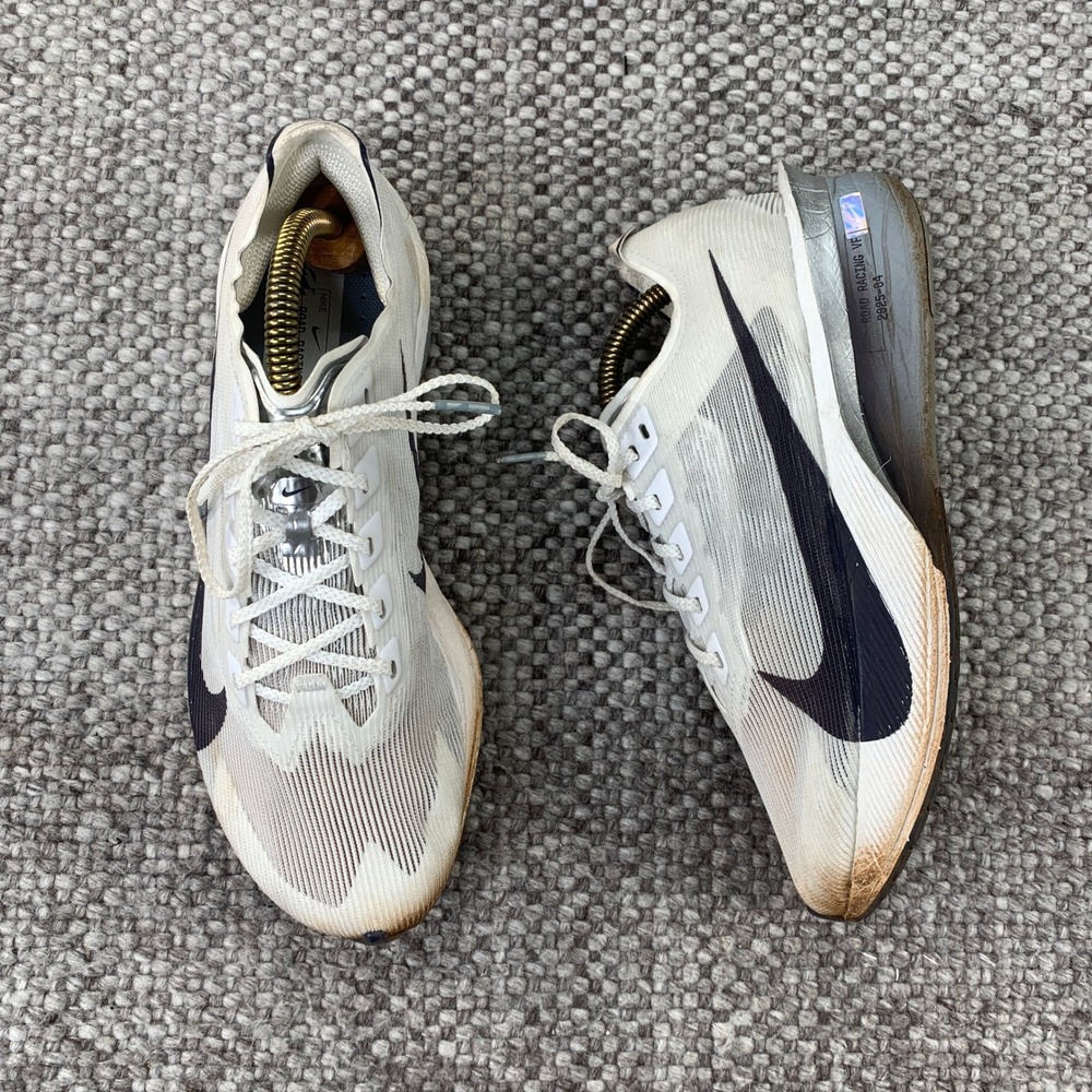 Nike Vaporfly 3 Road Racing Shoes Mens 8 White Black HF6412-100 ZoomX Flyplate